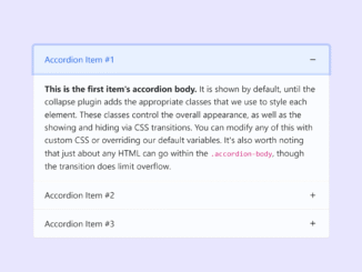 Bootstrap 5 Accordion with Plus Minus - W3Frontend