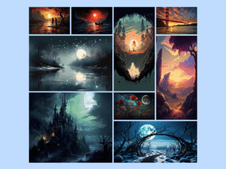 CSS Image Grid with Different Sizes