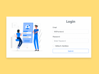 Login Form with Left Side Image in Bootstrap 5