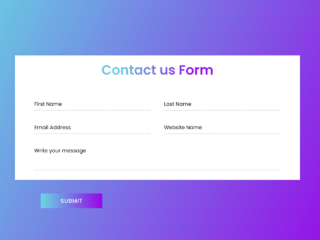 Responsive Contact Us Page in HTML and CSS with Source Code