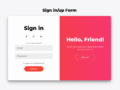 Animated Login and Registration Form In Html CSS & JavaScript - W3Frontend