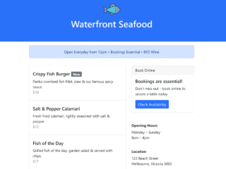 Simple Landing Page Using Bootstrap 5