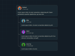 Comment Reply UI Design in CSS
